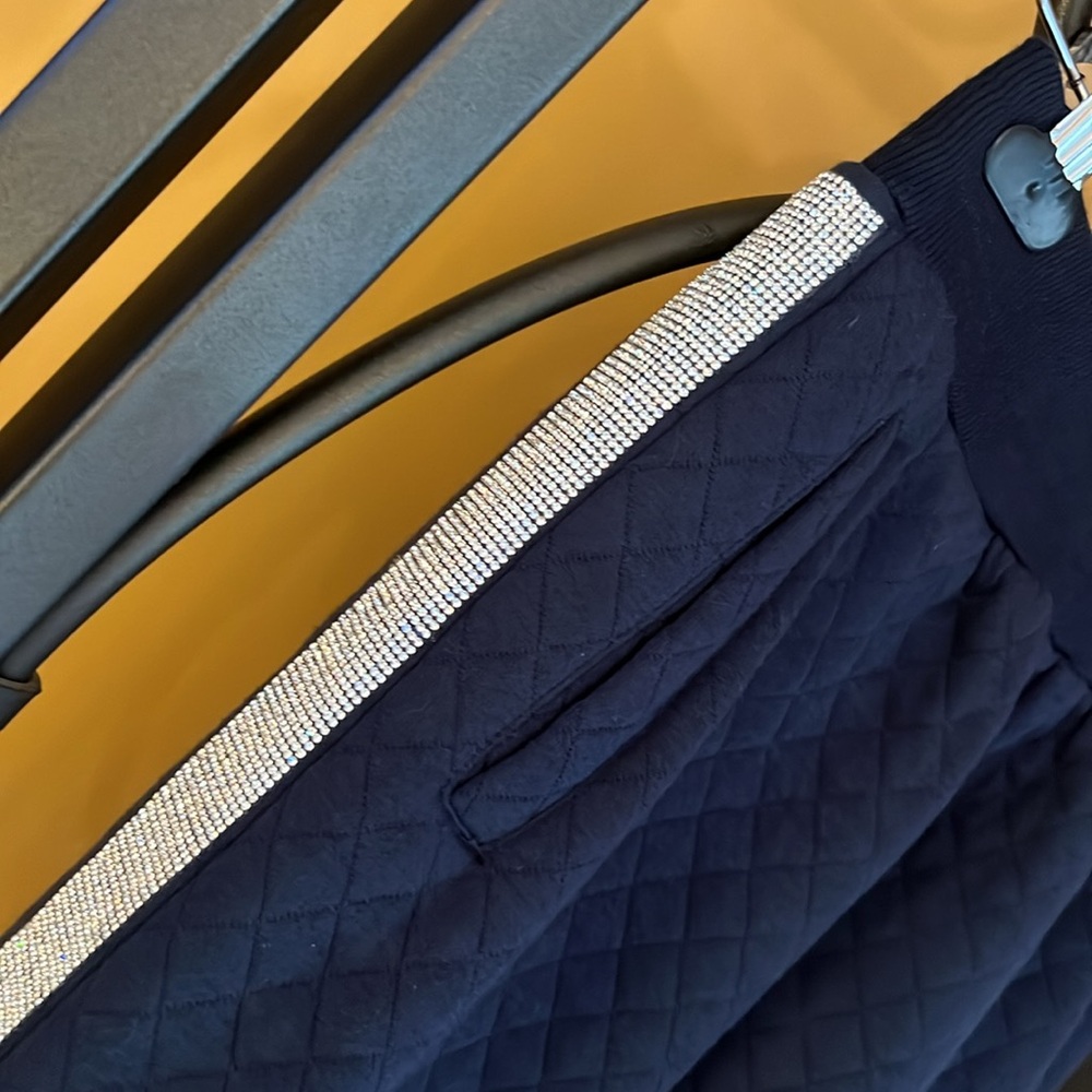 WHY DRESS Rhinestone Trim Lounge Sweatpants - Picture 8 of 15